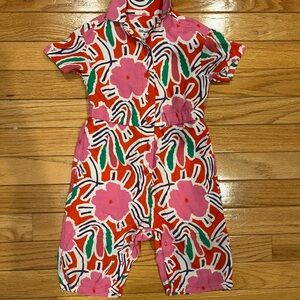 Diane Von Furstenberg Multicolor Floral Jumpsuit - 18m